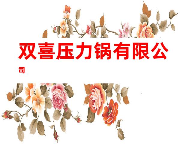 双喜压力锅有限公司