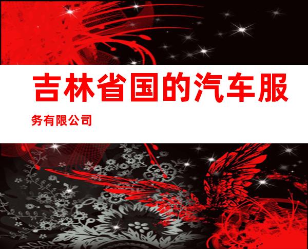 吉林省国的汽车服务有限公司